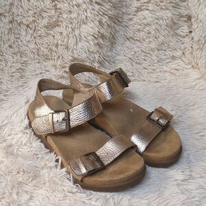 Revitalign Rose Gold Strappy Sandals, Size 7